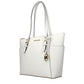 White Leather Shoulder Bag
