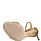 Gold Leather Keira High Heels Sandals Shoes