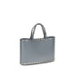 Blue Calf Leather Bos Taurus Shoulder Bag
