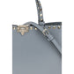 Blue Calf Leather Bos Taurus Shoulder Bag