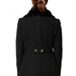 Black Fur Shawl Neck Wrap Cover Collar Scarf