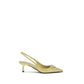Bicolor Calf Leather Bos Taurus High Heel Pumps