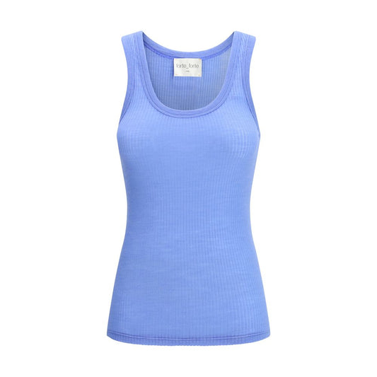 Blue Wool Oves Aries Sleeveles T-Shirt