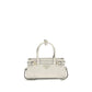 White Calf Leather Bos Taurus Handbag
