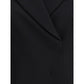 Black Fleece Wool Coat