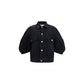 Black Cotton Denim Jacket