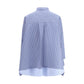 Blue Cotton Pattern Shirt