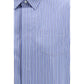 Blue Cotton Pattern Shirt