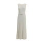 White Wool Casual Dress