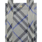 Gray Fabric Shoulder Bag