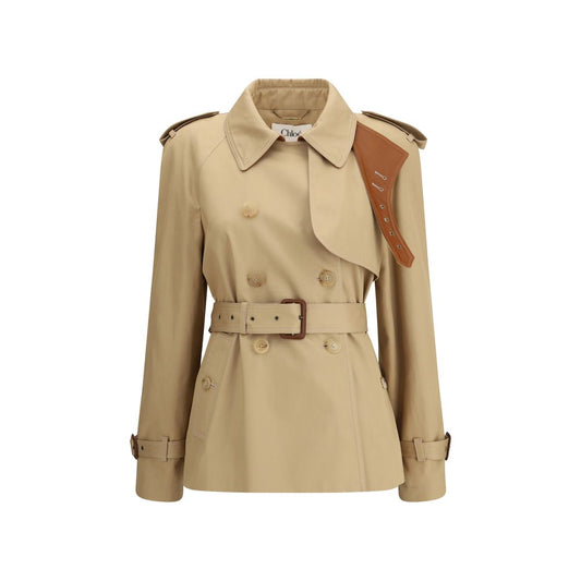 Beige Cotton Coat