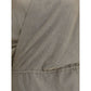 Beige Fleece Wool Casual Dress