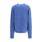 Blue Cashmere Sweatshirt