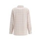 White Cashmere Pattern Shirt