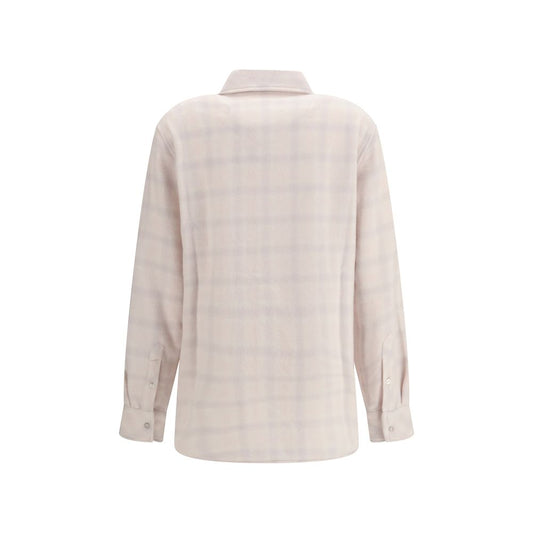 White Cashmere Pattern Shirt