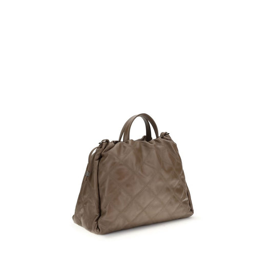 Gray Calf Leather Bos Taurus Handbag