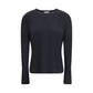 Black Cotton Sweatshirt