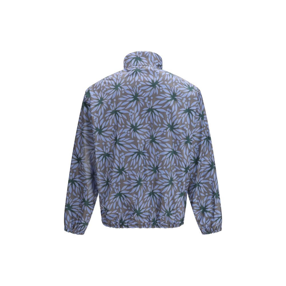 Blue Recycled Polyamide Shell Jacket