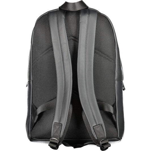Nero Polyester Uomo Backpack