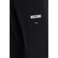Black Cotton Casual Pants