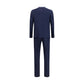 Blue Wool Two-Piece Suit