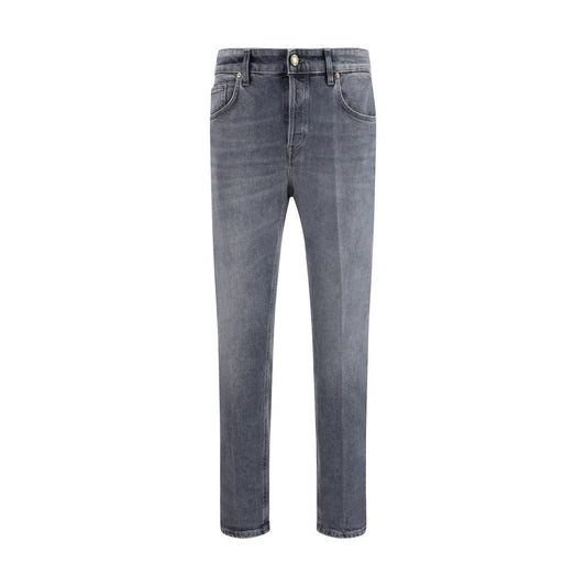 Gray Cotton Jeans Denim