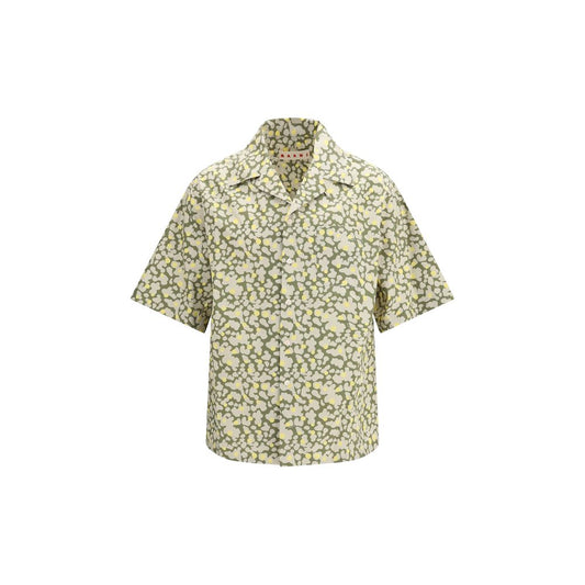 Bicolor Cotton Pattern Shirt