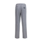 Gray Cotton Casual Pants