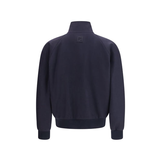 Blue Cashmere Bomber