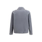 Gray Cotton Shell Jacket