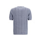 Blue Linen T-Shirt