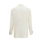 White Linen Blazer