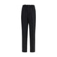 Black Viscose Casual Pants