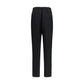 Black Viscose Casual Pants