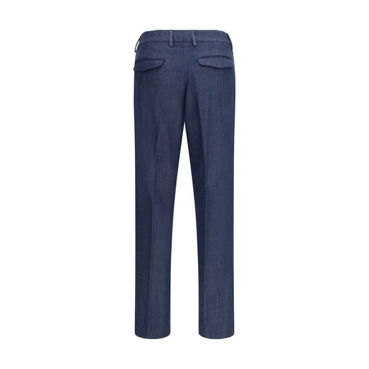 Blue Tencel Dress Pants