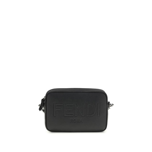 Black Cotton Shoulder Bag