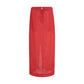 Multicolor Silk Midi Skirt