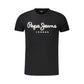 Black Cotton Men's T-Shirt