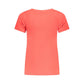 Red Cotton Women T-Shirt