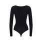 Black Polyamide Bodysuit
