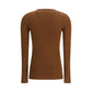Brown Wool Cardigan