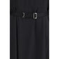 Black Acetate Casual Dress