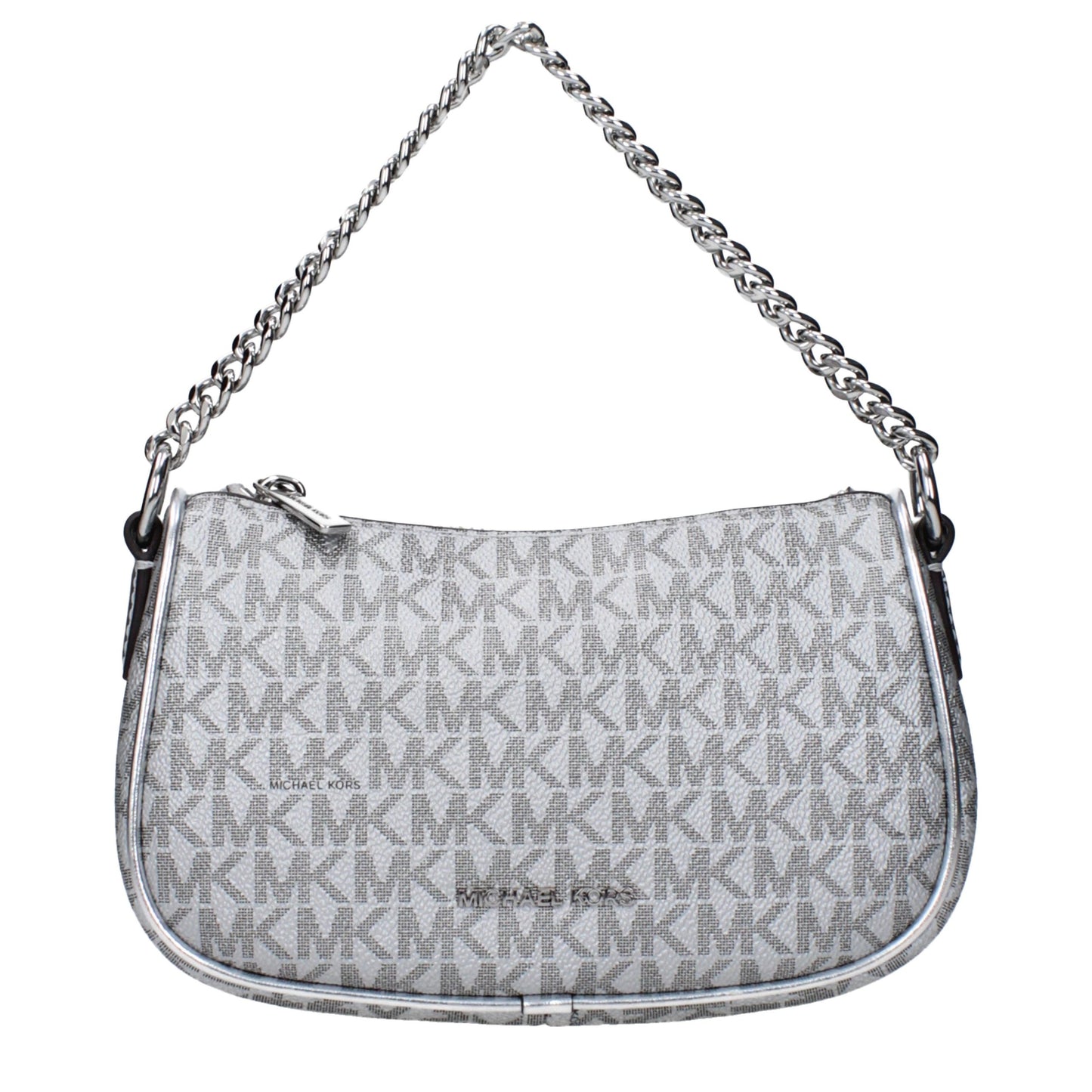 Gray Fabric Handbag