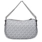 Gray Fabric Handbag