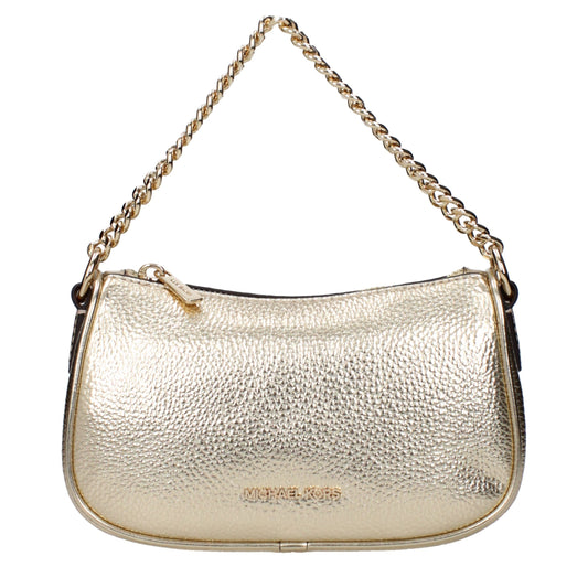 Gold Leather Handbag