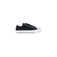 Black Fabric Platform Sneakers