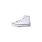 White Polyethylene Platform Sneakers