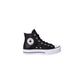 Black Polyethylene Platform Sneakers