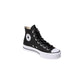 Black Polyethylene Platform Sneakers