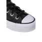 Black Polyethylene Platform Sneakers